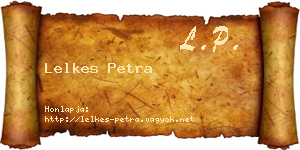 Lelkes Petra névjegykártya